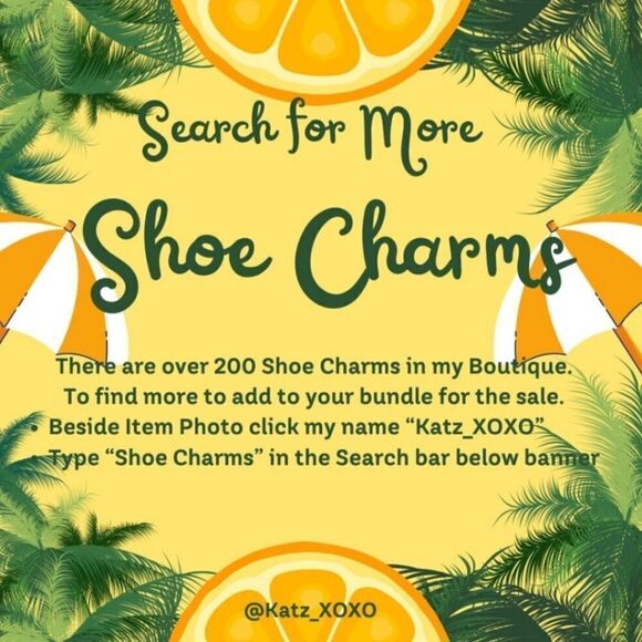 6/$20 Eyeball Eyelash Bogg Bag Croc Charm Shoe Jewelry Green Eyes 👁 - Picture 4 of 4